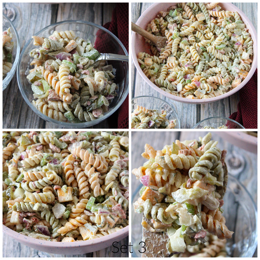 Crunchy Dill Pickle Pasta Salad Set 3 of 5