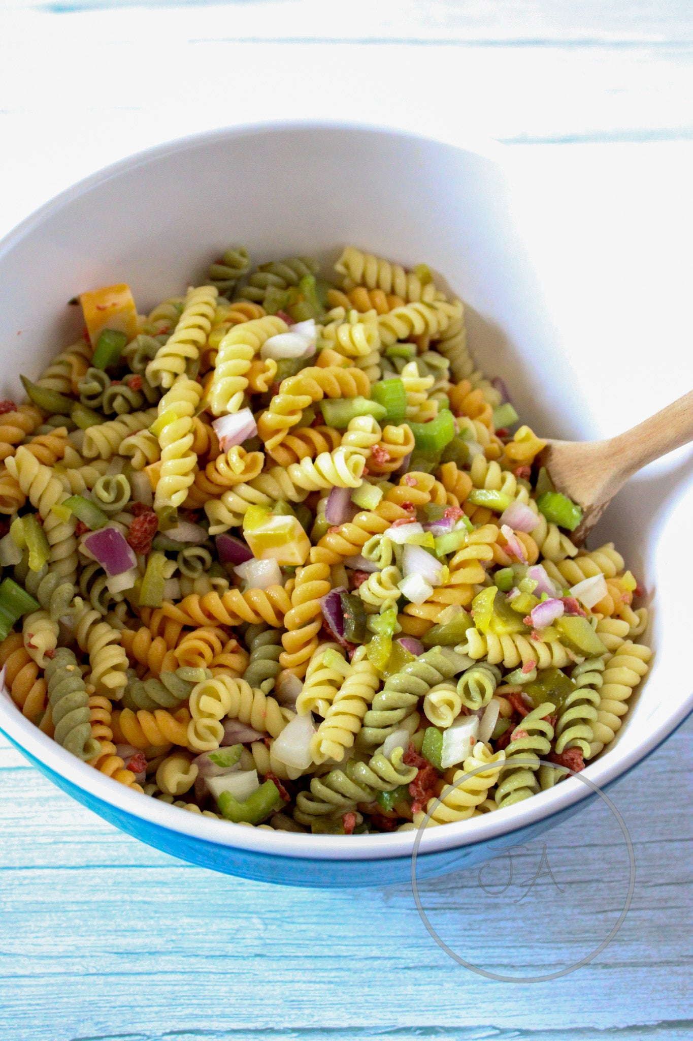 Crunchy Dill Pickle Pasta Salad Set 4 of 5