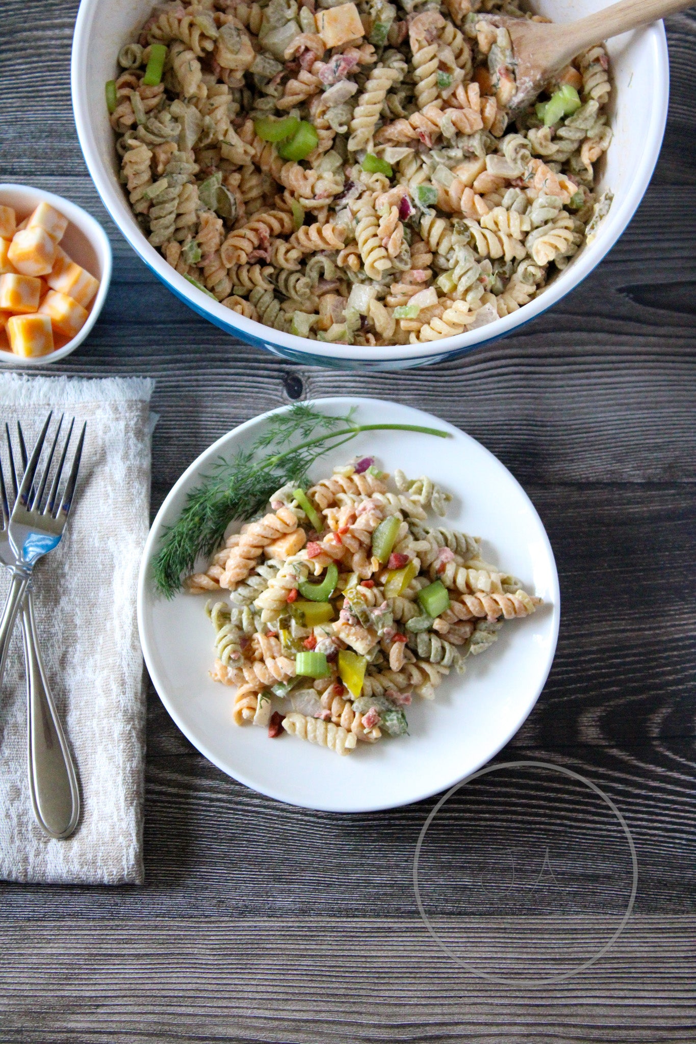 Crunchy Dill Pickle Pasta Salad Set 2 of 5