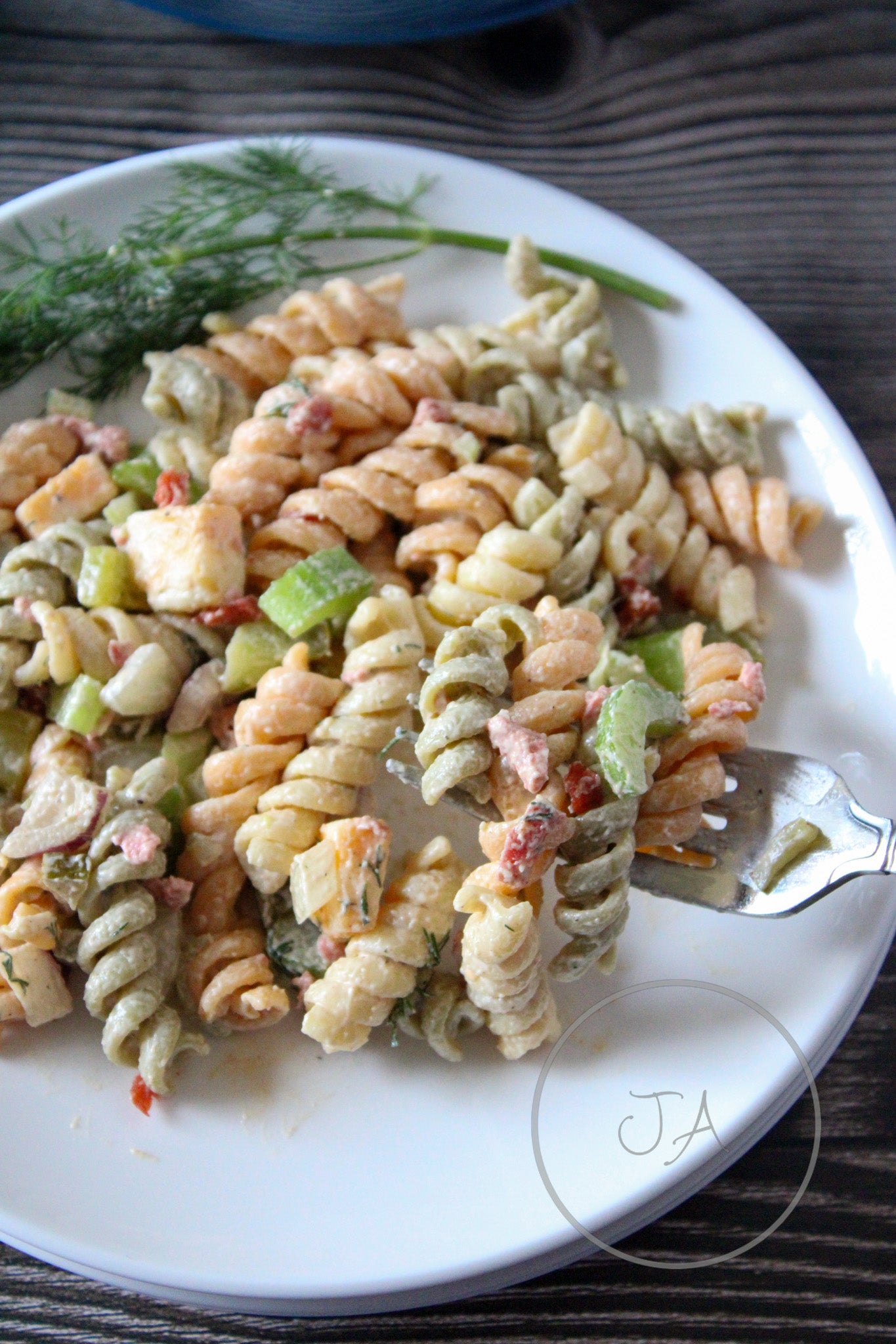 Crunchy Dill Pickle Pasta Salad Set 2 of 5