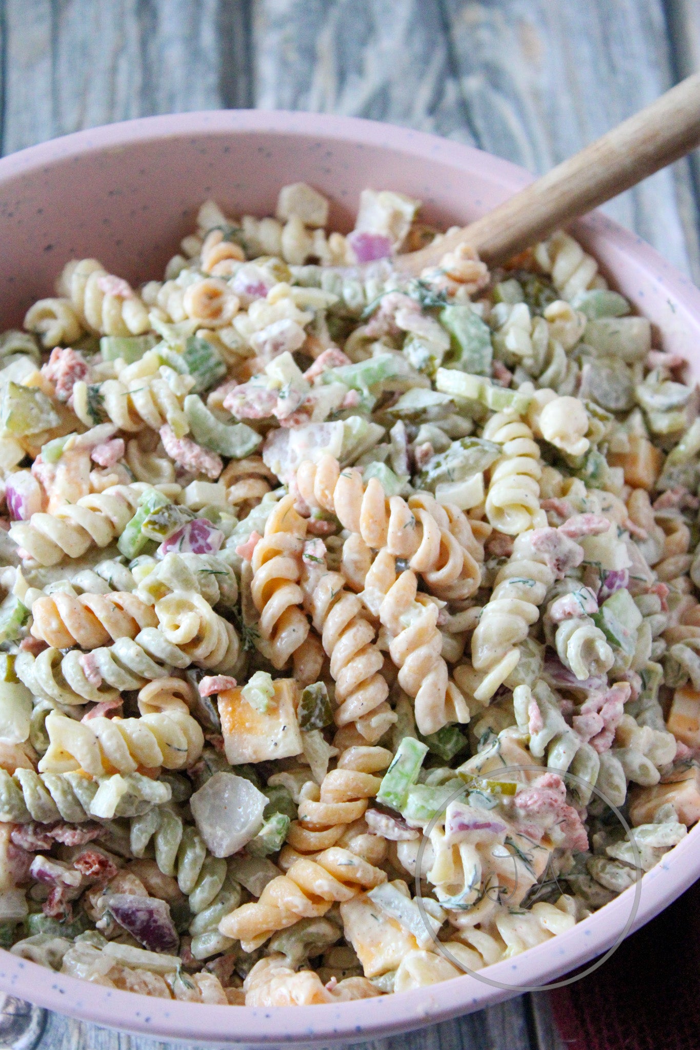 Crunchy Dill Pickle Pasta Salad Set 3 of 5