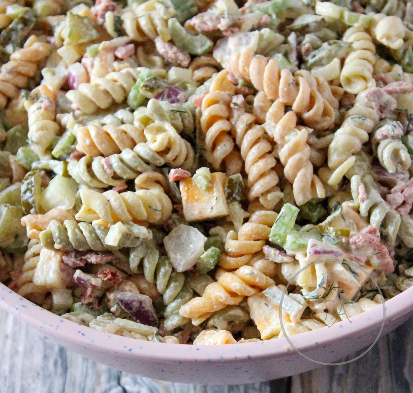 Crunchy Dill Pickle Pasta Salad Set 3 of 5