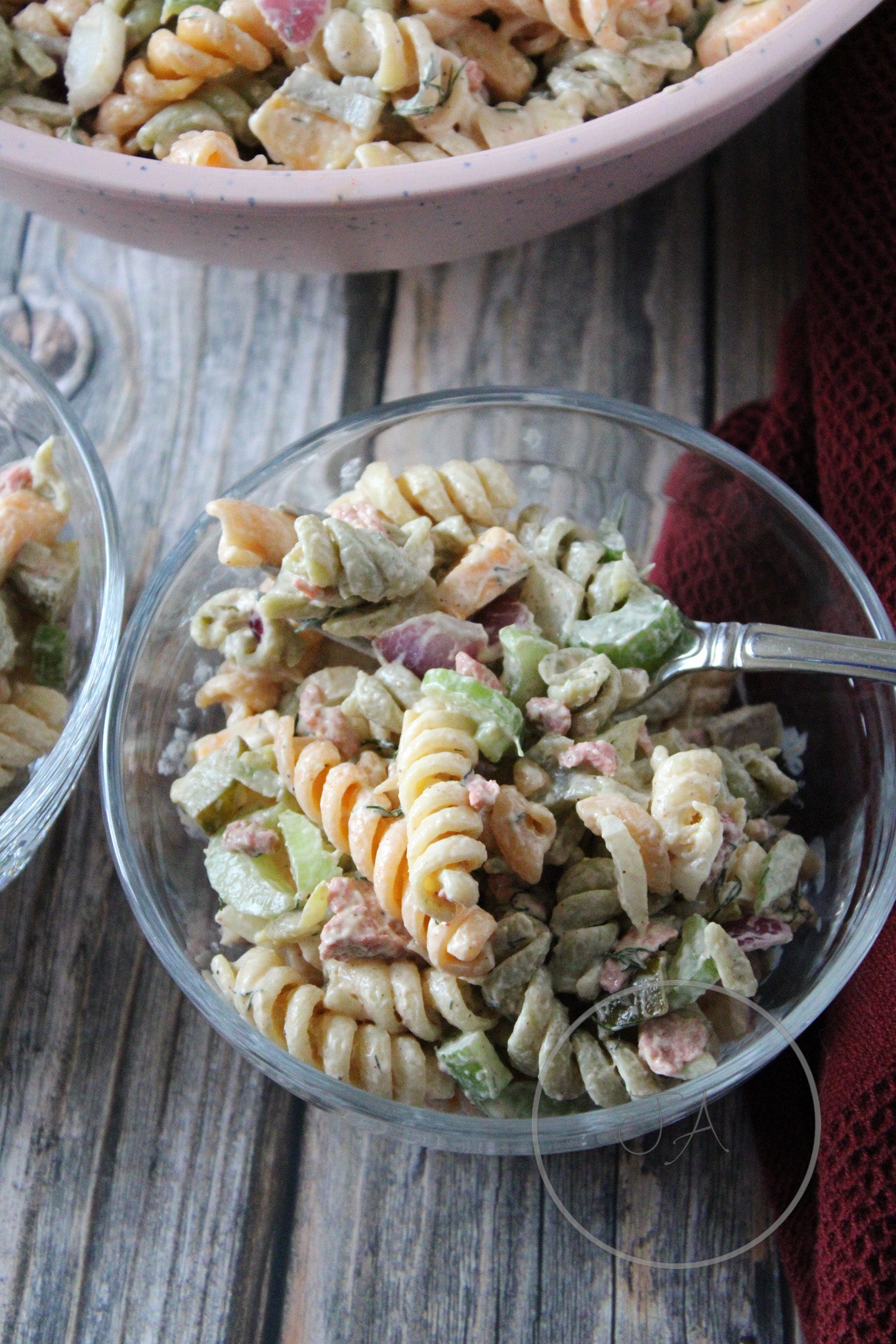 Crunchy Dill Pickle Pasta Salad Set 3 of 5