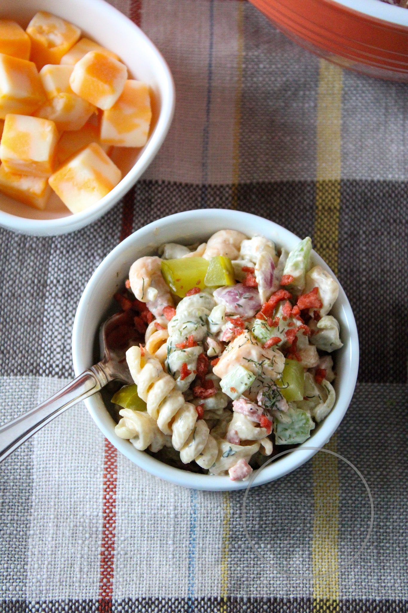 Crunchy Dill Pickle Pasta Salad Set 5 of 5