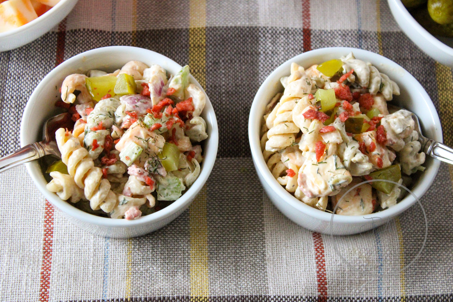 Crunchy Dill Pickle Pasta Salad Set 5 of 5